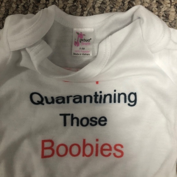 Homemade one of a kind onesie (fun-sie) - Picture 2 of 2